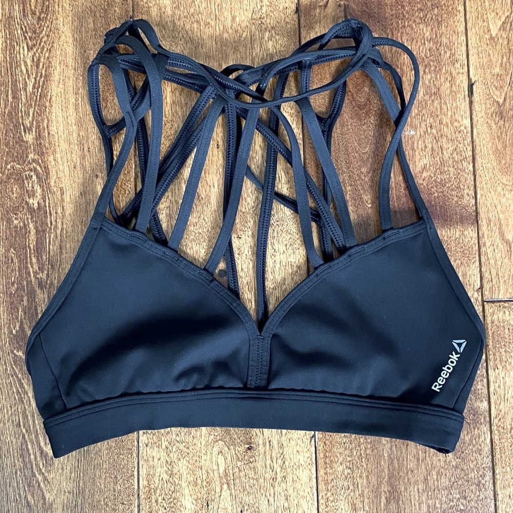 Reebok strappy sports bra